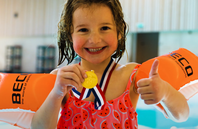 Foto Zwem4daagse campagne medaille Foto Zwem4daagse campagne medaille