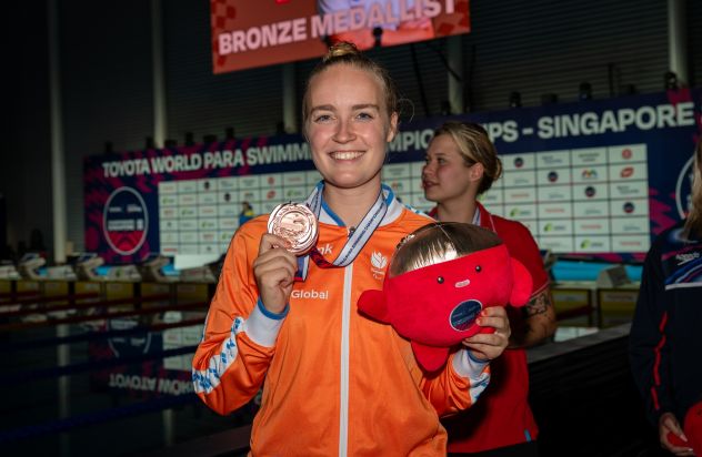 Lisa Kruger met bronzen medaille