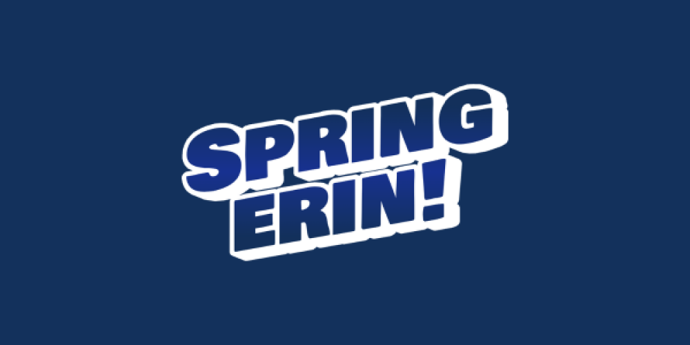 Spring Erin logoblauw