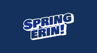 Spring Erin logoblauw