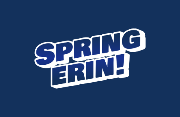 Spring Erin logoblauw